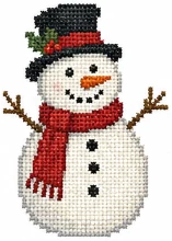 Christmas cross-stitch chart