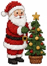 Christmas cross-stitch chart