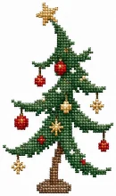 Christmas cross-stitch chart