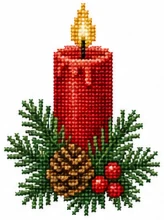 Christmas cross-stitch chart