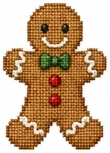 Christmas cross-stitch chart