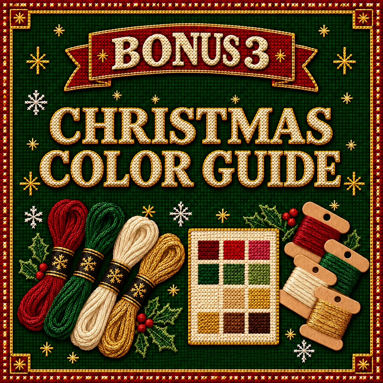 Bonus 3 cover: Christmas color guide