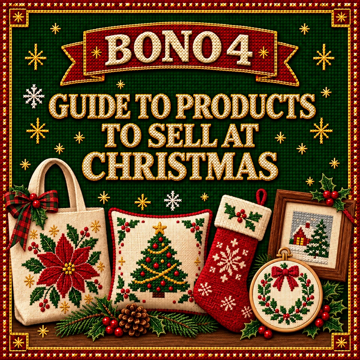 Bonus 4 cover: guide to pieces to sell at Christmas